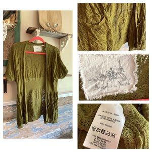 Anthropologie Angel of North Cardigan